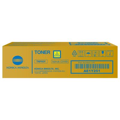 Konica Minolta TNP93Y,Toner žlutý pro bizhub C3100i, 4000 stran