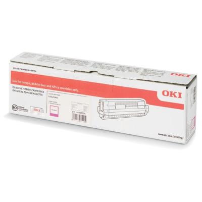 OKI originální toner 46861306, magenta, 10000str., OKI C824, 834, 844