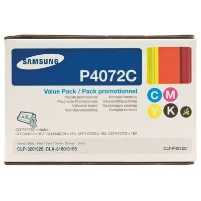 HP - Samsung toner CMYK sada CLT-P4072C pro CLP-320/325/CLX-3185 - 1500/1000 stran