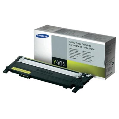 HP - Samsung toner žlutý CLT-Y406S pro CLP-360/365,CLX-3300/3305/C410/C460/C467 - 1000 stran