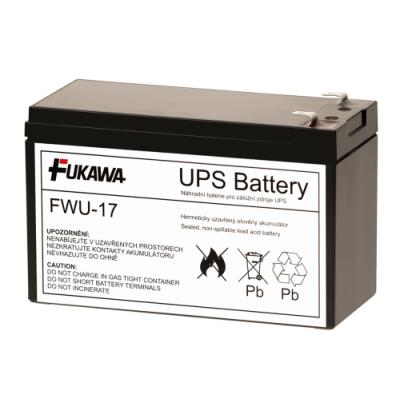 FUKAWA olověná baterie FWU17 do UPS APC/ náhradní baterie za RBC17/ 12V/ 9Ah/ životnost 5 let