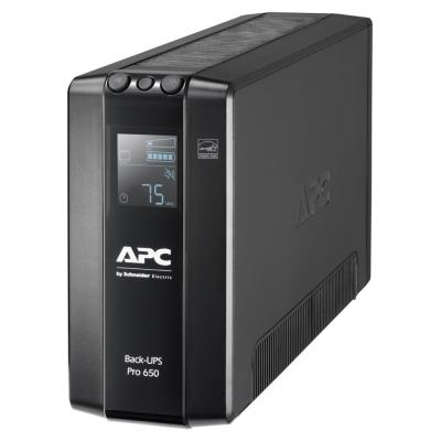 APC Back-UPS Pro BR 650VA (390W)/ LINE-INTERAKTIVNÍ/ AVR/ 230V/ LCD/ 6x IEC zásuvka