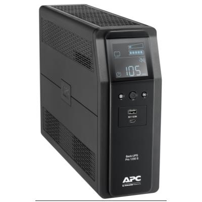 APC Back UPS Pro BR 1200VA (720W)/ Sinusoida/ LINE-INTERAKTIVNÍ/ AVR/ 230V/ LCD/ 8x IEC zásuvka