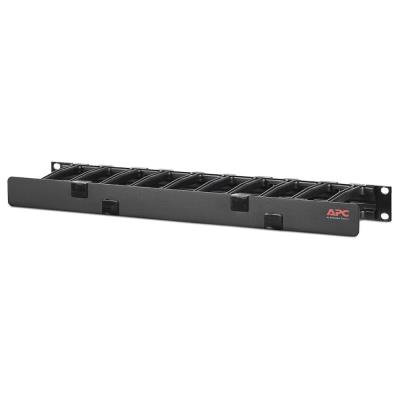 APC Horizontal Cable Manager, 1U Single Side w.Cover