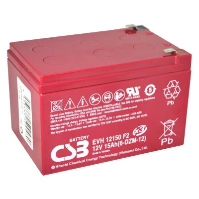 CSB Pb záložní akumulátor VRLA AGM 12V/15Ah 6-DZM-12 (EVH12150)